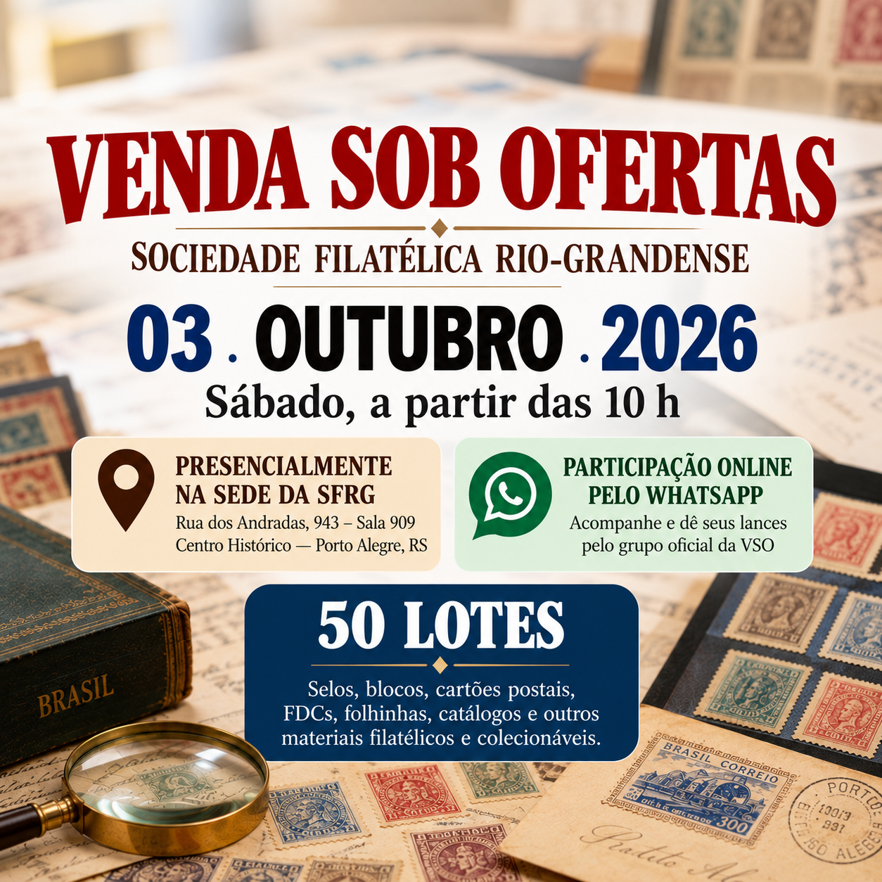 Venda Sob Ofertas SFRG - 03 de outubro de 2026